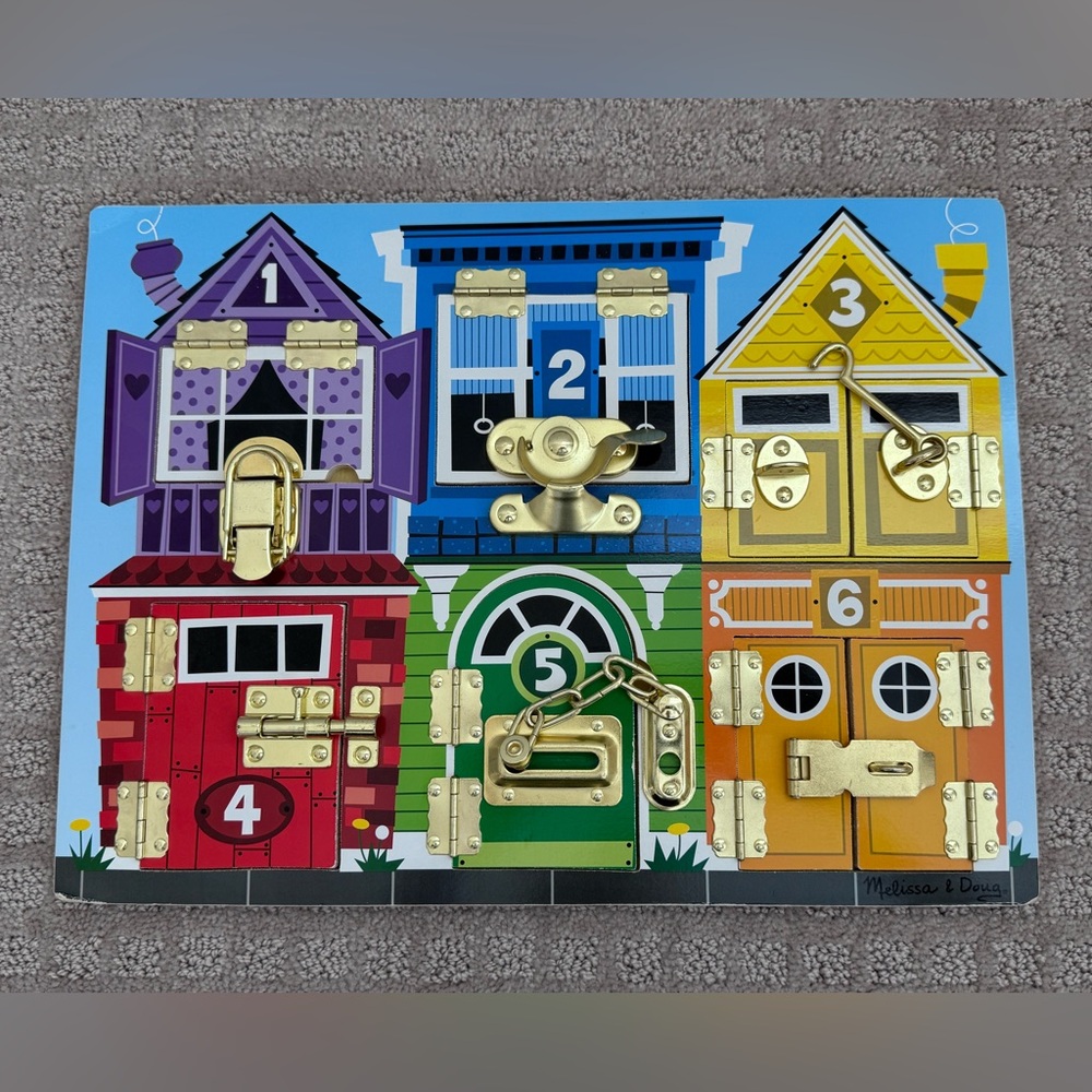 Melissa & Doug Wooden Latches Board